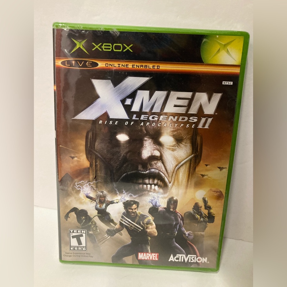 X-Men Legends II Rise of Apocalypse Microsoft Xbox Video New